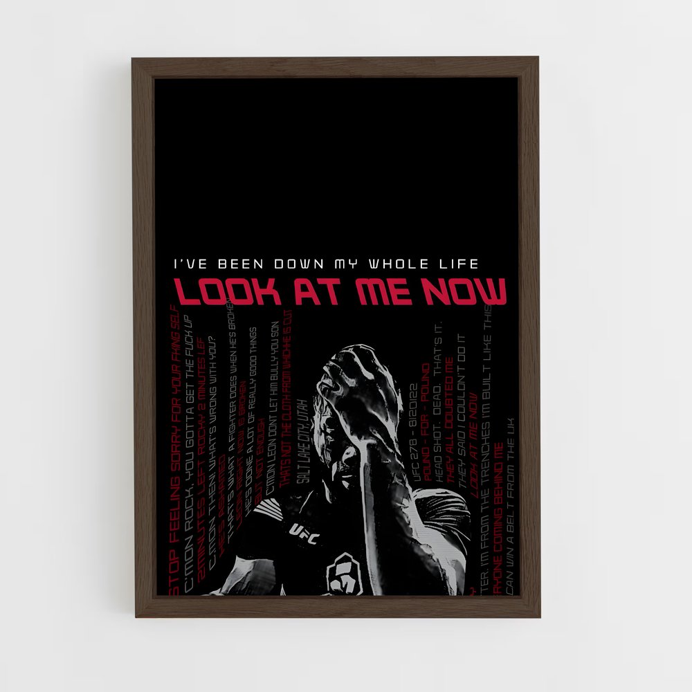 Poster Léon le Champion – affiche MMA (vue 5)